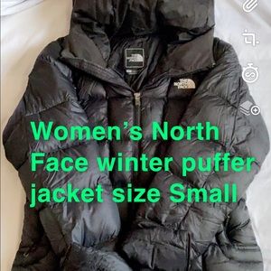 Women’s North Face puffer jacket